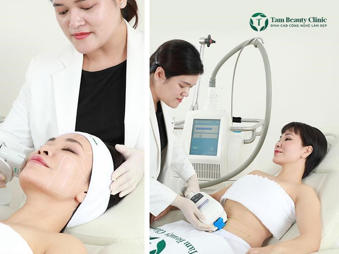 Hai điều mà Uyên Linh tâm đắc nhất khi quyết định chọn Tâm Beauty Clinic, thứ nhất là những công nghệ làm đẹp không xâm lấn cao cấp, hiện đại bậc nhất, được FDA chứng nhận: nhưliệu trình Perfect Cool sử dụng công nghệ đông hủy mỡ CoolSculpting,căng da Ultherapy, trẻ hóa Thermage hay trị nám Laser Revlite...