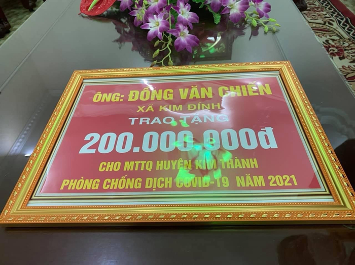 Ông Đồng Chiến tích cực tham gia các hoạt động thiện nguyện.