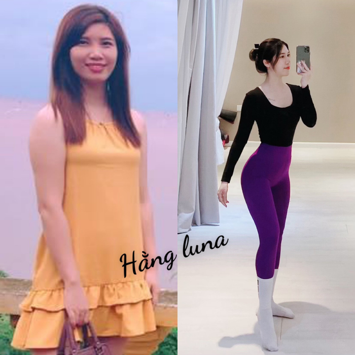 Hình ảnh before - after của Phạm Thị Hằng từng gây sốt mạng xã hội.