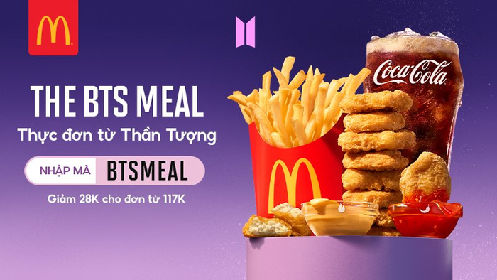 Cơn bão deal độc quyền “BTS Meal – Thực đơn từ thần tượng” chỉ có trên NowFood Ảnh 1