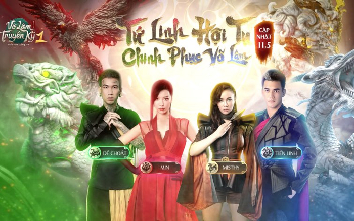 'Tứ Linh Hội Tụ': Khi Min, MisThy, Dế Choắt và Tiến Linh đứng chung một khung hình trong Võ Lâm Truyền Kỳ 1 Mobile Ảnh 2