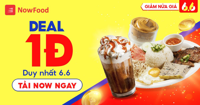 6 quà tặng độc quyền chỉ có trong sự kiện '6.6 Sale giữa năm, giảm nửa giá' trên NowFood Ảnh 4