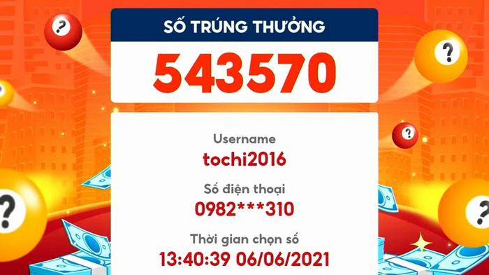 6 con số vàng trong biển số xe của gia đình đã mang về 100 triệu đồng cho người chơi Mỹ Linh trong chương trình đặc biệt Số Gì Đây ngày 6.6.