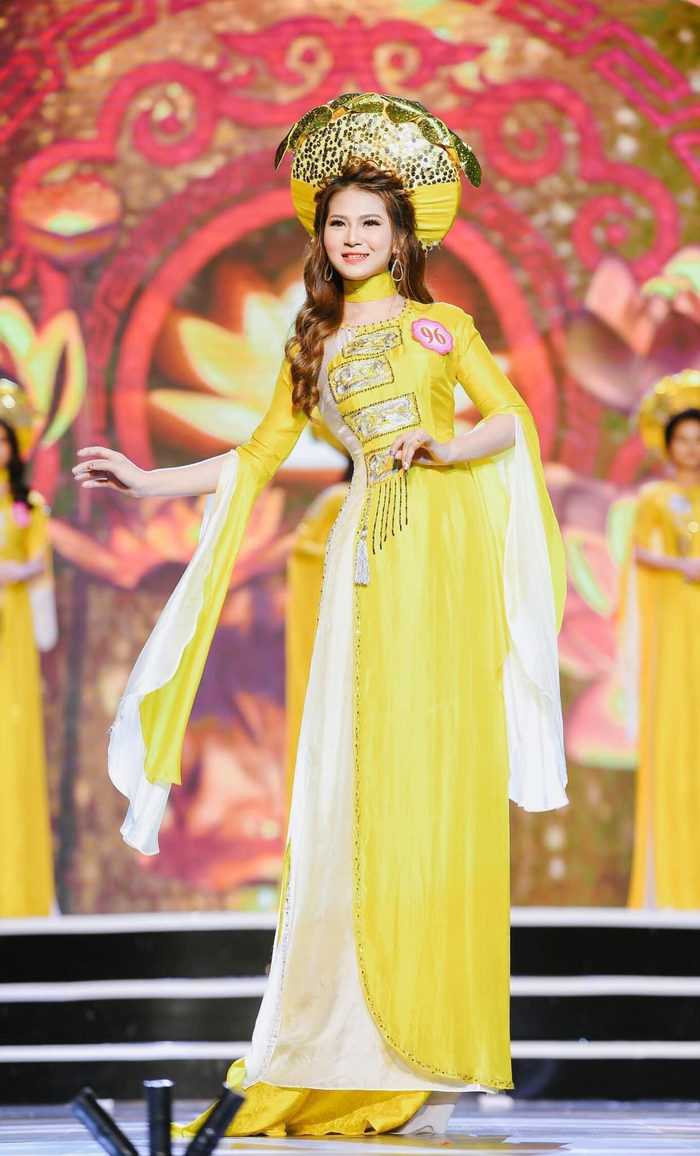 Nguyễn Thị Thu An trong cuộc thi người đẹp Hoa Lư 2019