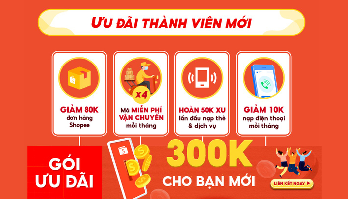 Gói ưu đãi chào mừng thành viên mới đầy hấp dẫn từ “chiếc ví màu cam”