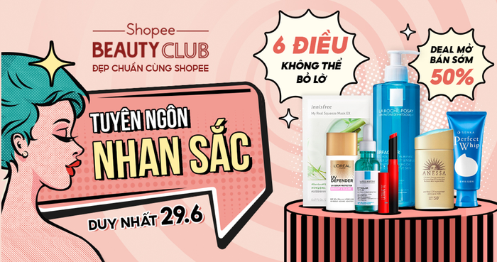 Hôm nay Shopee Beauty Club sale khủng: voucher, loạt ưu đãi giảm sâu độc quyền thành viên! Ảnh 8