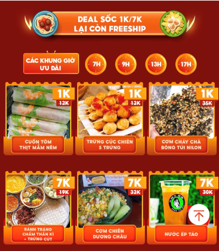 Lưu lại ngay các khung giờ vàng của sự kiện NowFood 7.7 Ăn cả thế giới