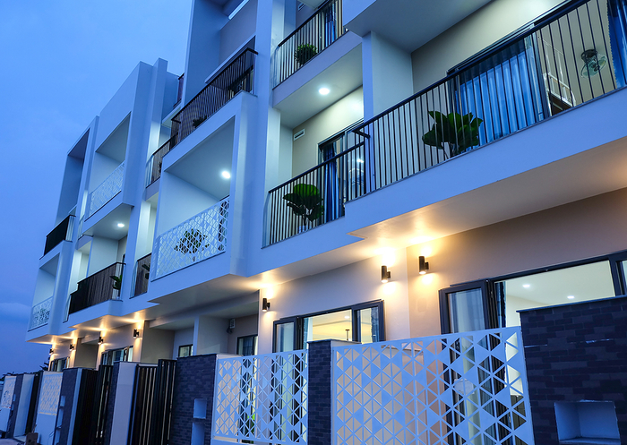 Ký túc xá ĐH FPT Cần Thơ khi lên đèn đẹp như một khu đô thị hạng sang.