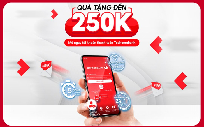 Lướt Shopee thả ga với tài khoản Techcombank miễn phí, mở online dùng ngay sau 5 phút Ảnh 2