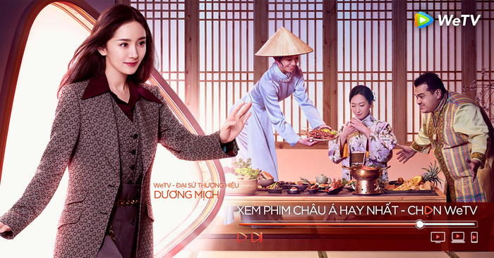 Hình ảnh quảng bá của Đại Sứ Thương Hiệu WeTV - Dương Mịch