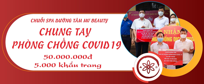 Anh Trần Quang Xuyên và Dưỡng Tâm Mv Beauty ủng hộ Bắc Giang trong đợt dịch Covid gần đây nhất