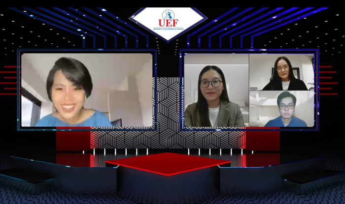 Sân khấu online được Ban tổ chức công phu chuẩn bị