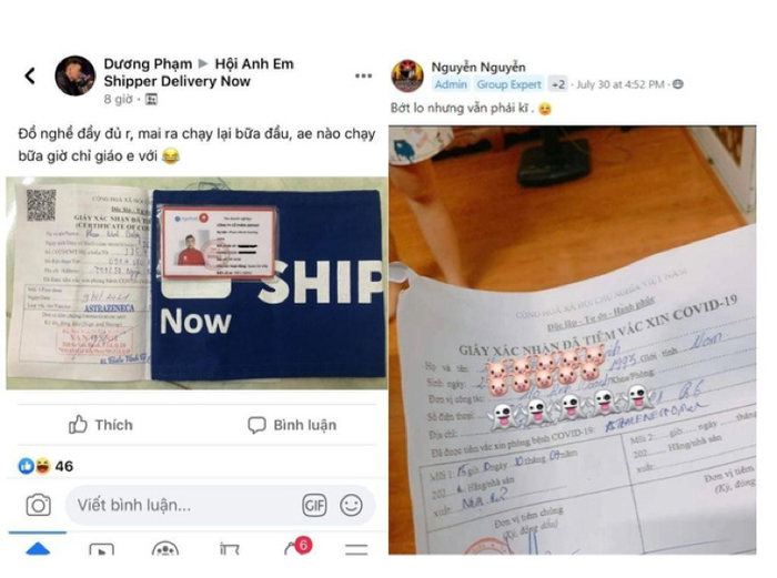 Trên mạng xã hội, các tài xế được tiêm vắc xin cũng vô cùng phấn khởi về hoạt động ý nghĩa này của ShopeeFood (trước đây là NowFood)