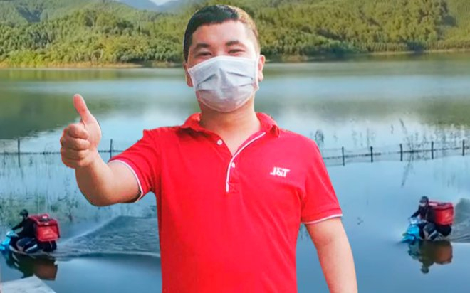 Chuyện chàng shipper thu hút sự chú ý trên mạng xã hội Ảnh 2