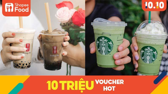 Hôm nay 10.10, ShopeeFood khao bạn đại tiệc món ngon, toàn thương hiệu 'xịn' giá hời