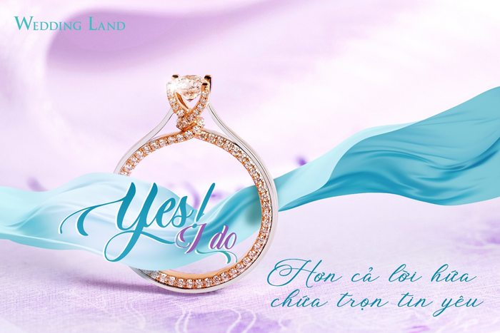 Nhẫn đính hôn Yes I Do với thiết kế tinh tế, độc đáo chính là kỷ vật đính ước hoàn hảo cho các cặp uyên ương
