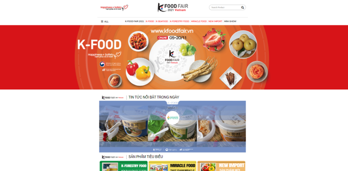 Nhiều chương trình hấp dẫn trên website chính thức