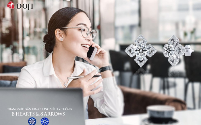 Bật mí bí quyết phối đồ rạng ngời cùng Trang sức kim cương 8 Hearts & 8 Arrows Ảnh 2