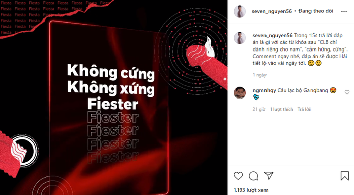 Duy Hải là một trong những hot boy hé lộ tấm thiệp bí ẩn đầu tiên.