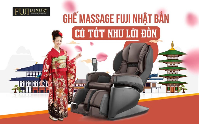 Top 4 ghế massage toàn thân Fuji Nhật Bản tốt nhất 2021 Ảnh 2