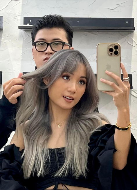 Màu tóc French Balayage sẽ được nhà tạo mẫu tư vấn dựa trên gương mặt và nước da của khách hàng