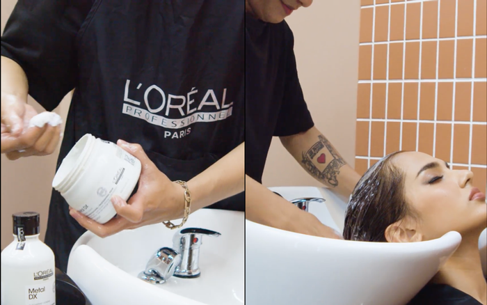 Quy trình Metal Detox giúp French Balayage lên màu chuẩn 100% và bảo vệ tóc khỏi nguy cơ gãy rụng