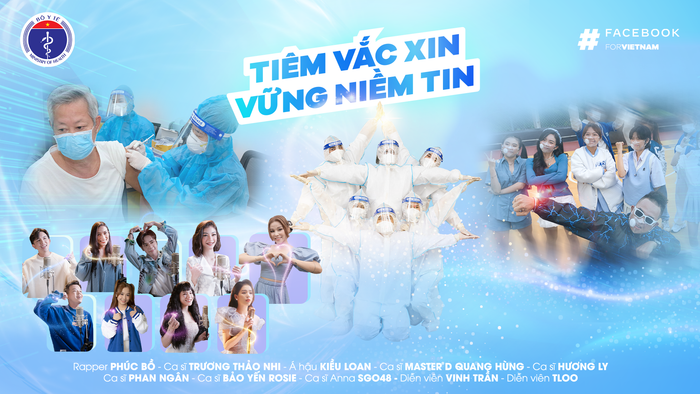Loạt nghệ sĩ nổi tiếng góp giọng trong MV 'Tiêm vắc xin vững niềm tin' của Bộ Y tế Ảnh 1