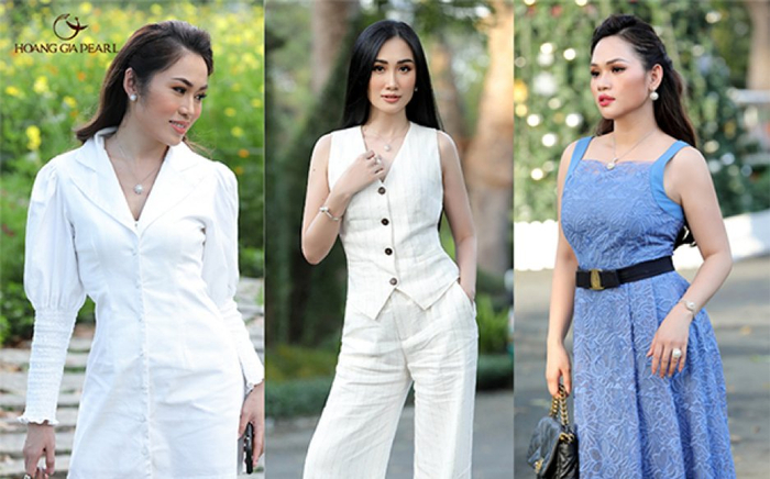 Gợi ý trang sức ngọc trai cho phái đẹp du Xuân Ảnh 2