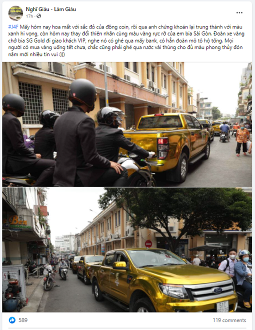 Cư dân mạng rần rần với biệt đội xe chở 'gold' trên đường phố Sài Gòn: Trend mới hay gì mà hot thế? Ảnh 8