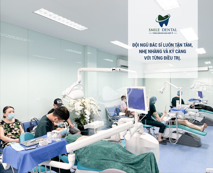 Đội ngũ y bác sĩ tại Phòng khám Nha Khoa Quốc Tế Smile Dental.