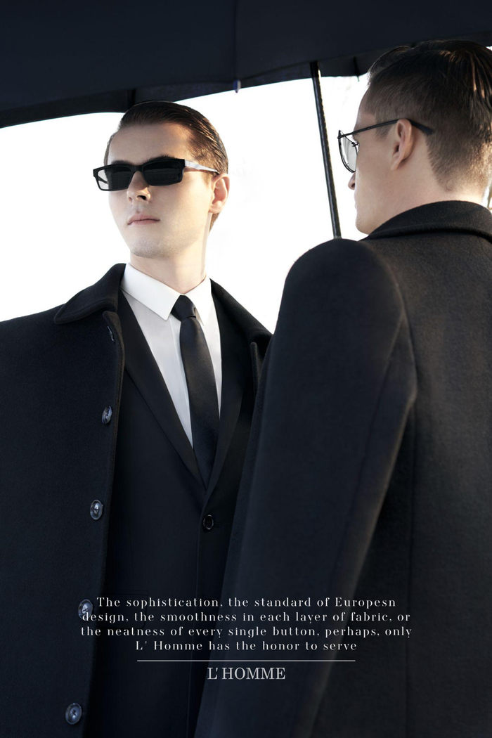 Thời trang L' HOMME với phong cách đơn giản, lịch thiệp
