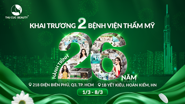 Cơ hội nhận 218 suất làm đẹp hoàn toàn miễn phí trong ngày thẩm mỹ Thu Cúc khai trương 2 bệnh viện Ảnh 2