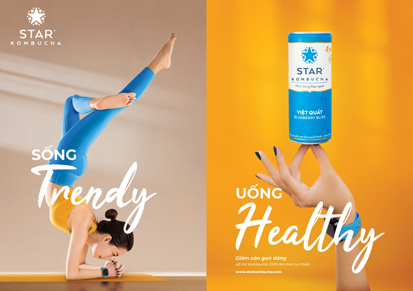 Trà Star Kombucha là thức uống 100% tự nhiên tốt cho sức khỏe. 