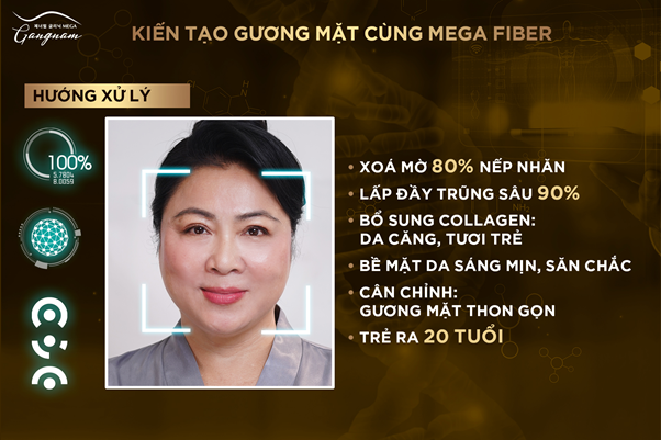 Hình ảnh phác họa kiến tạo gương mặt độc bản với dịch vụ trẻ hóa tự thân từ A.I - Mega Fiber