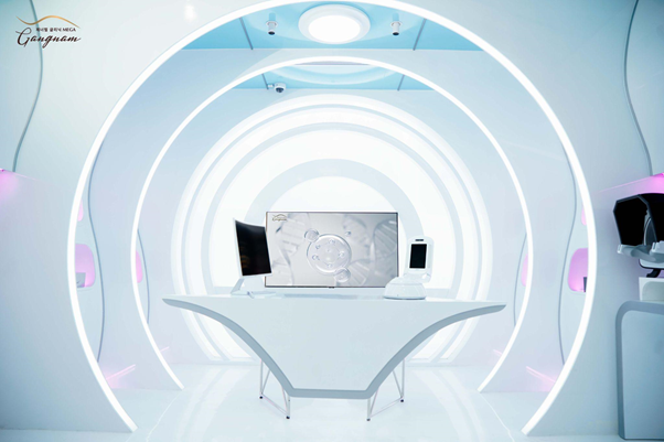 Không gian phòng phòng công nghệ cao bố trí theo phong cách Futurism