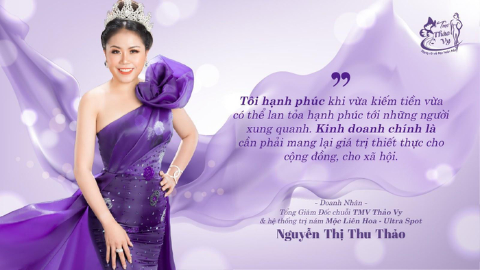 Doanh nhân Nguyễn Thị Thu Thảo
