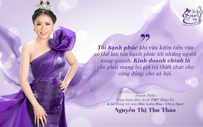 Doanh nhân Nguyễn Thị Thu Thảo từ bỏ giấc mơ bác sĩ và thành công từ hai bàn tay trắng Ảnh 2
