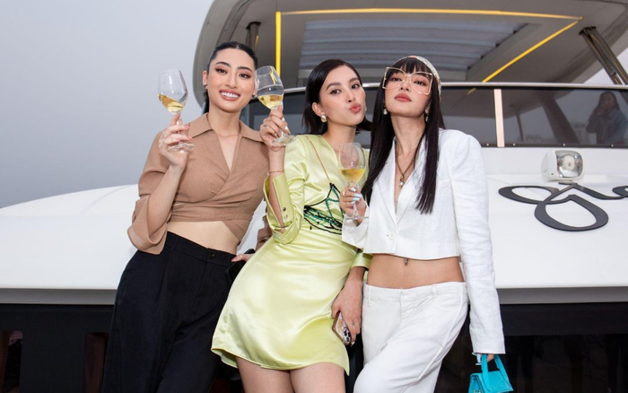 Châu Bùi đọ nhan sắc và thần thái chuẩn fashionista với loạt người đẹp đình đám V-biz Ảnh 2