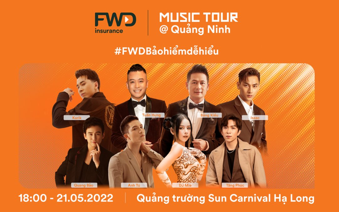 Dàn ca sĩ nam thần hội tụ tại FWD Music Tour 2022 Ảnh 2