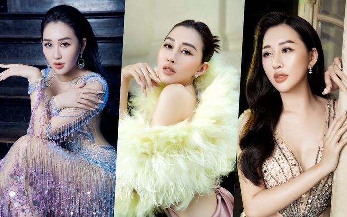 Hoa hậu Huỳnh Thúy Anh khoe nhan sắc rực rỡ với đầm dạ hội Ảnh 2