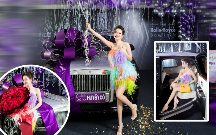Doanh nhân Huyền Cò tậu xế hộp Rolls-Royce Ghost 40 tỷ ở tuổi 27 Ảnh 2