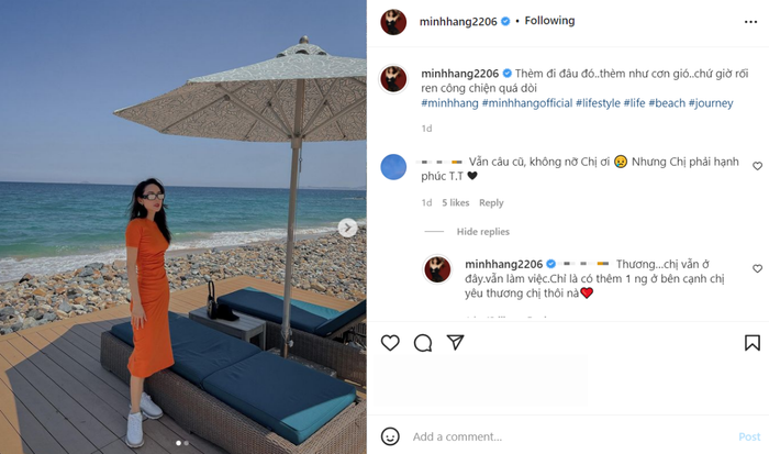 Khi được fan bày tỏ sự tiếc nuối vì thần tượng sắp “theo chồng bỏ cuộc chơi”, nữ nghệ sĩ đã khẳng định chắc nịch rằng bản thân sẽ tiếp tục cống hiến hết mình cho nghệ thuật, khán giả cứ yên tâm đón chờ những cú hích tiếp theo của “cô dâu tháng 6” nhé.