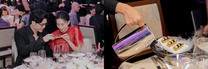 Thực đơn của chuỗi sự kiện “Tinh hoa ẩm thực hội tụ” được chính tay các đầu bếp hàng đầu thiết kế và chế biến trong không gian sang trọng của nhà mẫu.