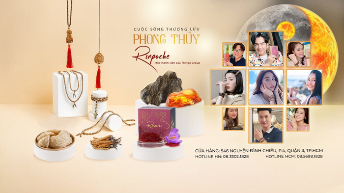 Tại Rinpoche cung cấp nhiều sản phẩm phong thủy, sức khỏe chất lượng và được nhiều sao Việt lựa chọn.