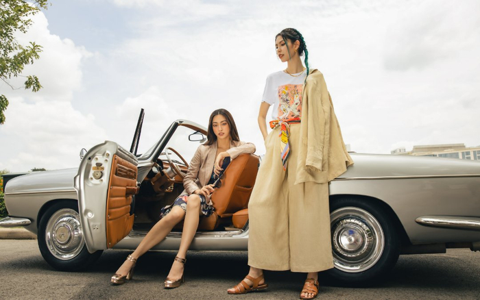 U mê gu thời trang xuống phố của cặp chị em showbiz Lương Thùy Linh và TyhD Ảnh 2
