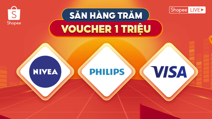 Chỉ cần bật Tivi hoặc truy cập ứng dụng Shopee đón xem Siêu Nhạc Hội Mùa Hè vào ngày 5.6, cơ hội nhận siêu voucher 1 triệu hoàn toàn nằm trong tầm tay bạn.