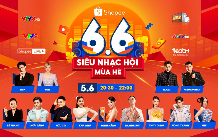 'Quẩy' Siêu Nhạc Hội Mùa Hè cùng dàn sao đình đám và tận hưởng kho quà tặng lên đến hàng trăm triệu đồng từ Shopee Ảnh 2