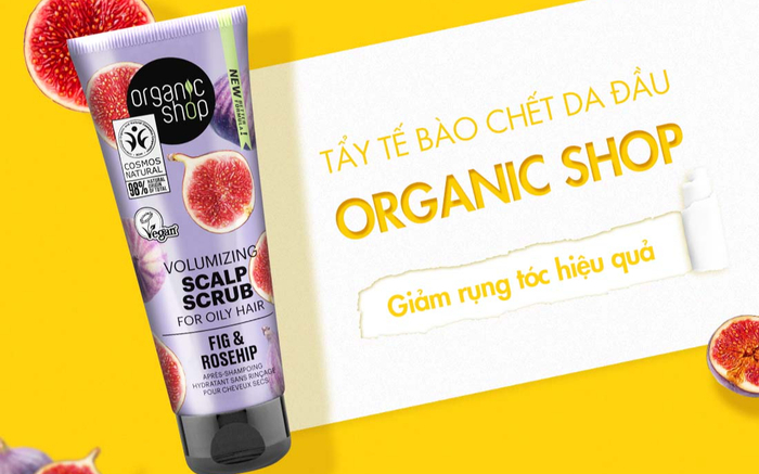 Giảm rụng tóc nhờ tẩy da đầu Organic Shop hiệu quả hàng đầu châu Âu Ảnh 2