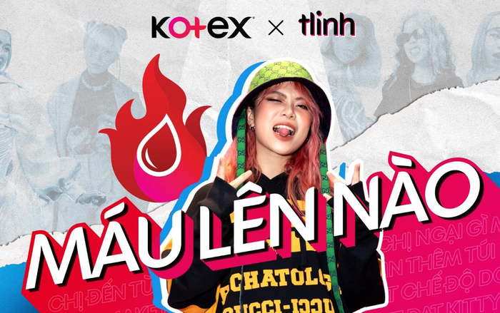 Lần đầu tiên phá vỡ rào cản về kinh nguyệt với chiến dịch 'Máu lên nào - Kotex ft. tlinh' Ảnh 2