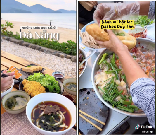 Chiếc bánh mì bột lọc nhỏ nhỏ xinh xinh này được chàng food blogger quảng cáo là có thể giúp bạn no từ sáng tới trưa. Ngoài ra, quán còn có thêm các loại nhân khác là chả cá và chả bò đặc biệt đậm đà.